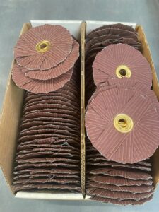 4" X 1/2" 150 Grit A/O Arbor Star Pad - 809775-71544