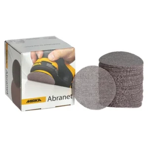Mirka 9A-203-080 ABRANET 3" 80 Grit Hook & Loop Vacuum Sanding Disc 50/BX